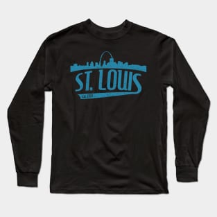 St. Louis Pride - Blue Long Sleeve T-Shirt